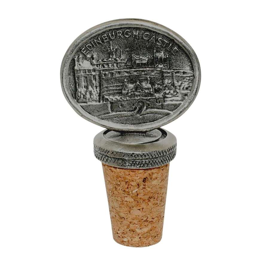 XDHBS0914 Edinburgh Castle Bottle Stopper