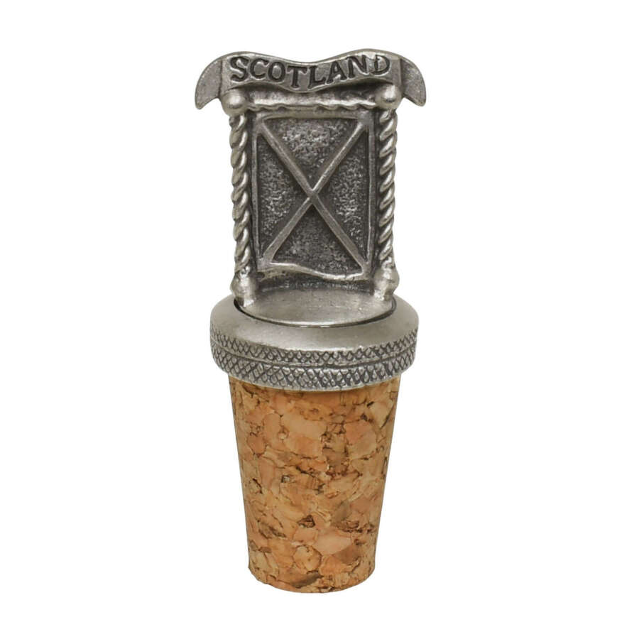 XDHBS0927 Saltire Scotland Bottle Stopper
