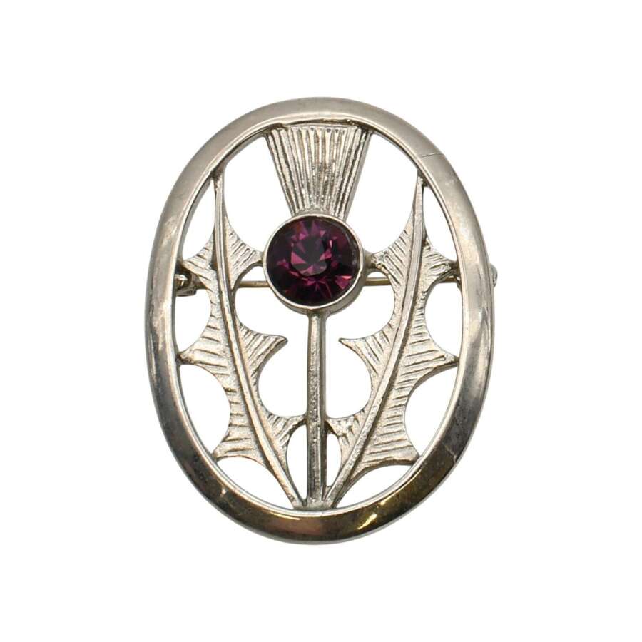 XDHBR0321 Thistle Purple Brooch