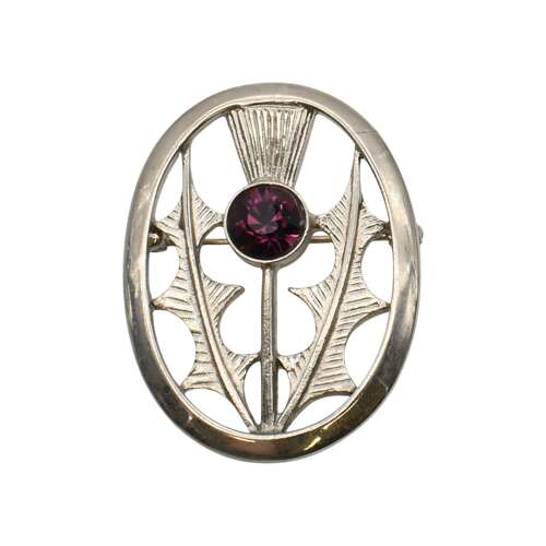 XDHBR0321 Thistle Purple Brooch