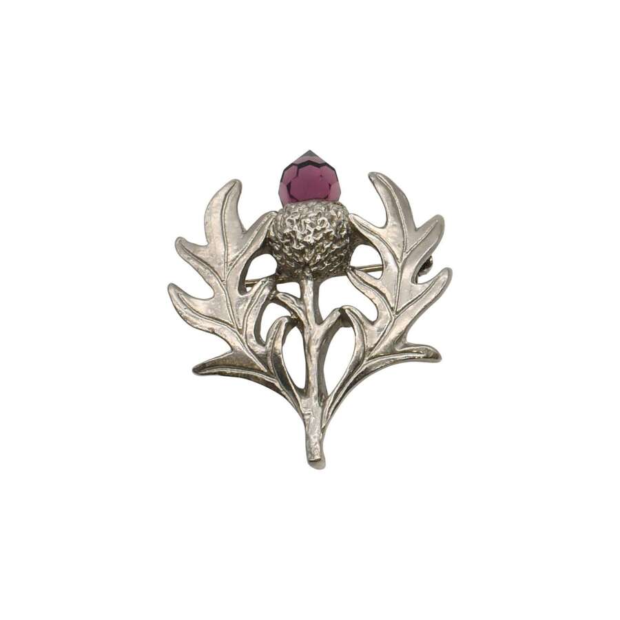 XDHBR0587 Thistle Purple Brooch