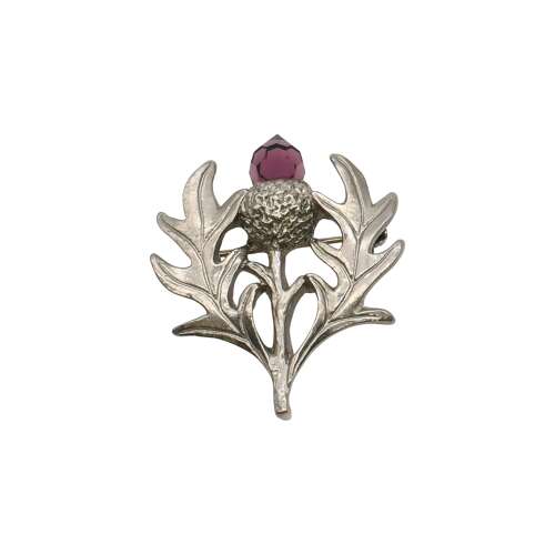 XDHBR0587 Thistle Purple Brooch