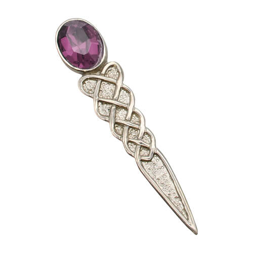 XDHKP0308 Purple Celtic Kilt Pin