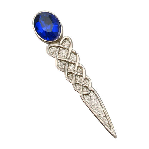 XDHKP0308 Blue Celtic Kilt Pin