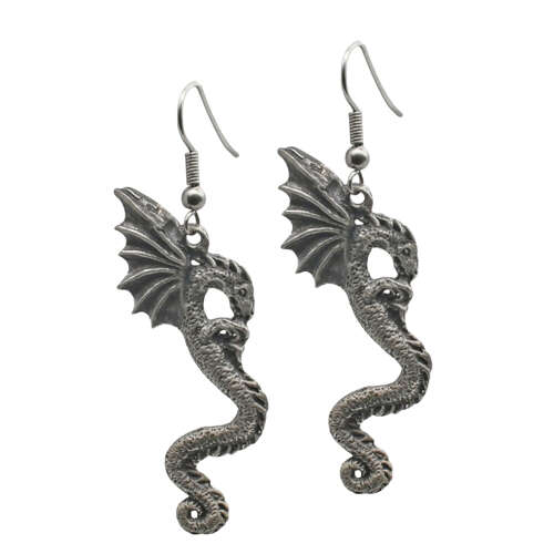 XDHER0510 Dragon Earrings