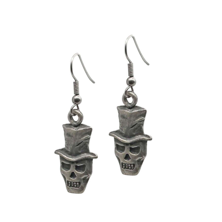 XDHER573 Baron Samedi Earrings