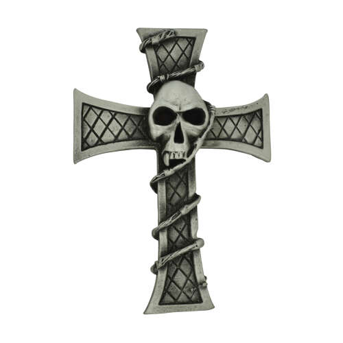 XDHKP0506 Skull on Cross Kilt Pin
