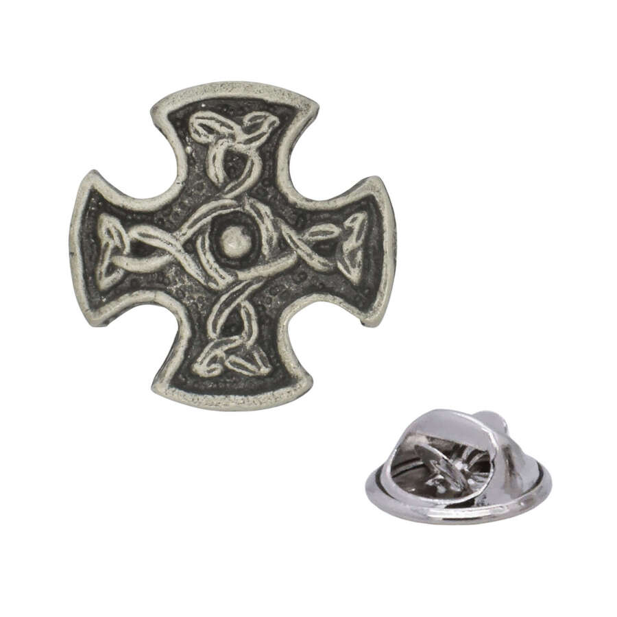 XDHLP0239 Nevern Cross Lapel Pin