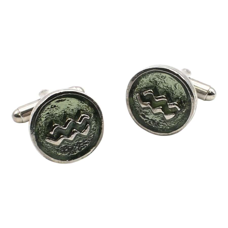 XDHCL1276 Aquarius Cufflinks
