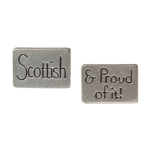 XDHCL0677 Scottish & Proud Cufflinks