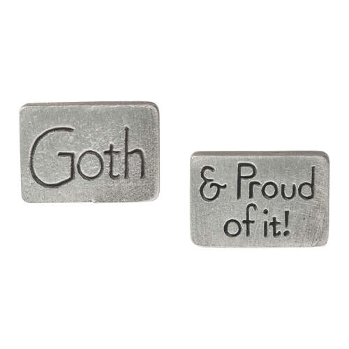 XDHCL0685 Goth & Proud Cufflinks