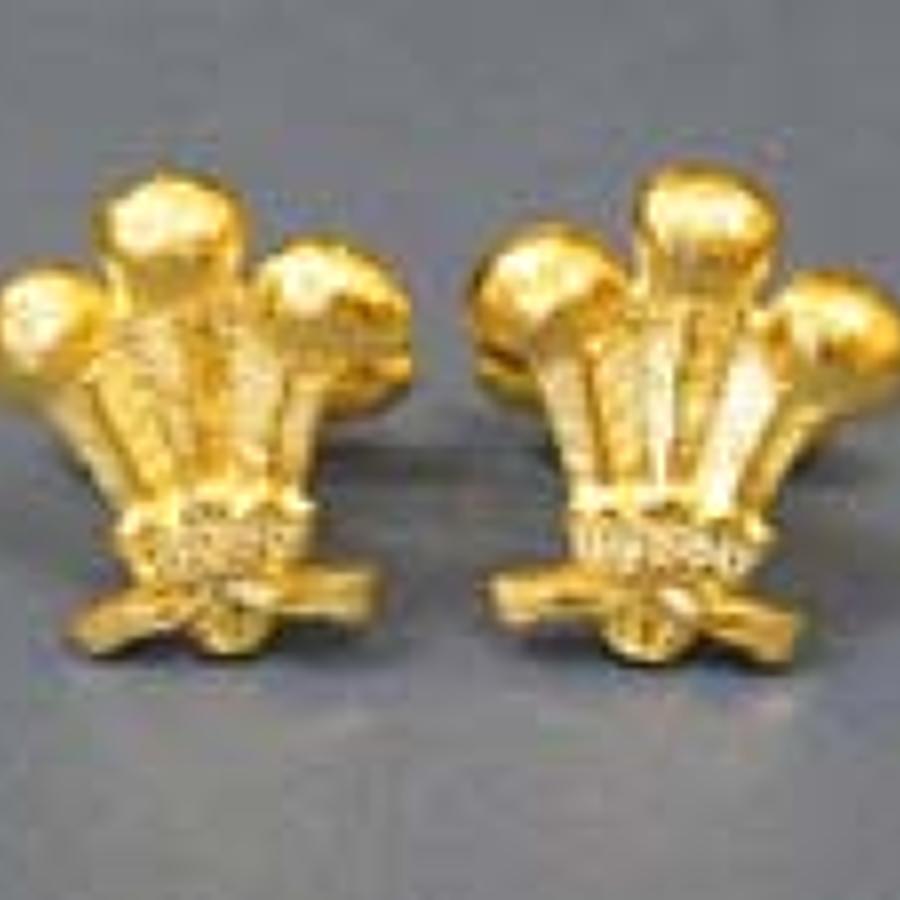 XDHCL139 Three Feathers Cufflinks
