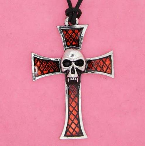 XDHP768 Red Cross Pendant