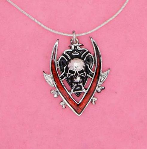 XDHP770 Red Skull Pendant