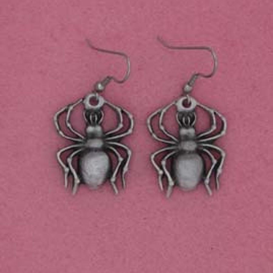 XDHER765 Spider Earrings