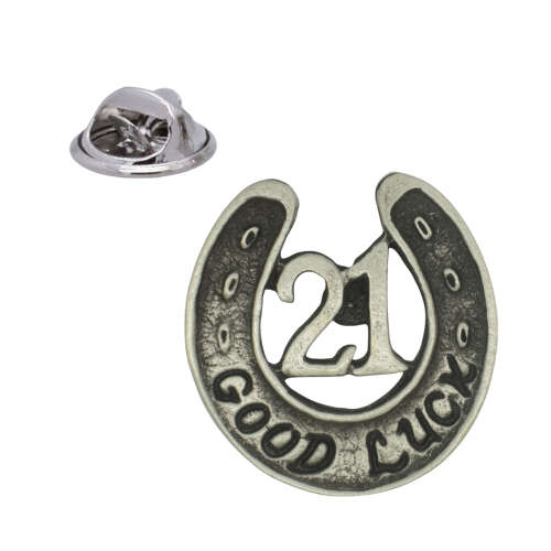 XDHLP1120 Good Luck 21 Lapel Pin