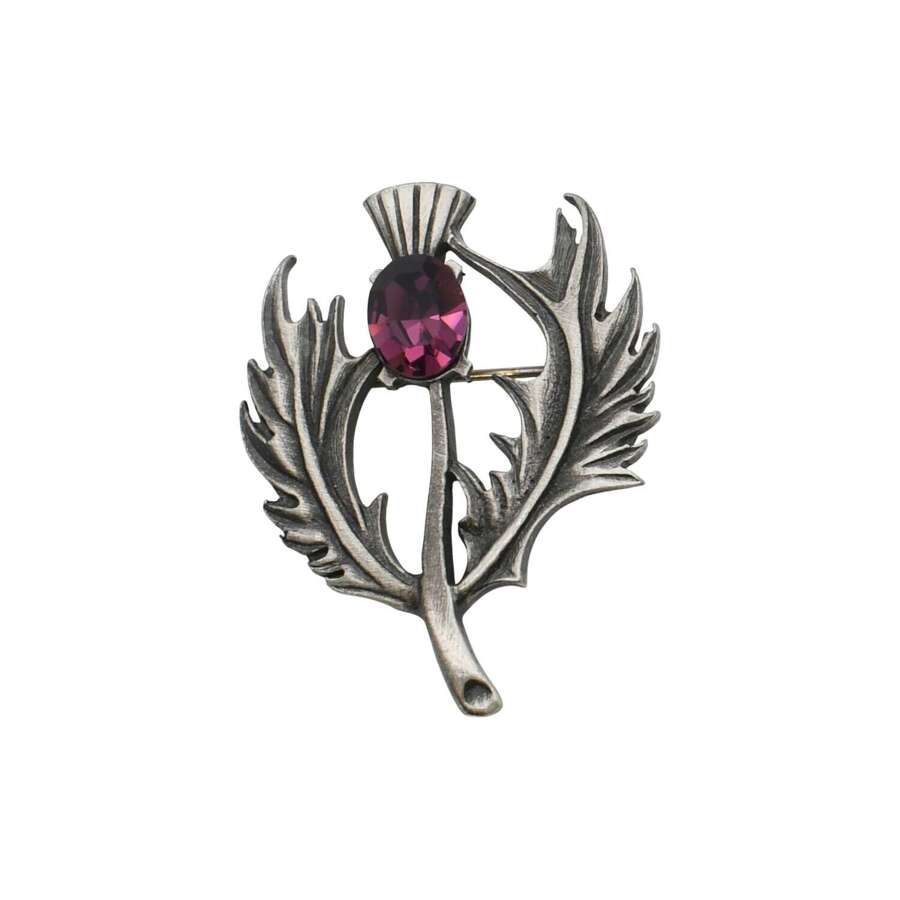 XDHBR1140 Thistle Purple Brooch