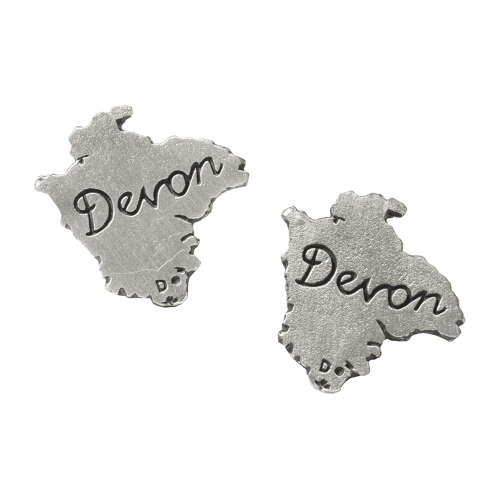 XDHCL1184 Devon Map Cufflinks
