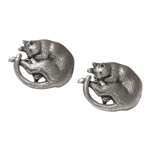 XDHCL1391 Sleeping Cat Cufflinks