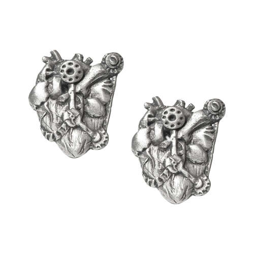 XDHCL1450 Anatomical Heart Cufflinks