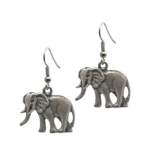 XDHER1180 Elephant Earrings