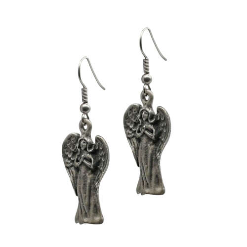 XDHER1270 Praying Angel Earrings
