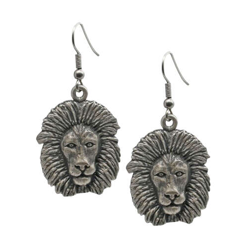 XDHER1319 Lion Earrings