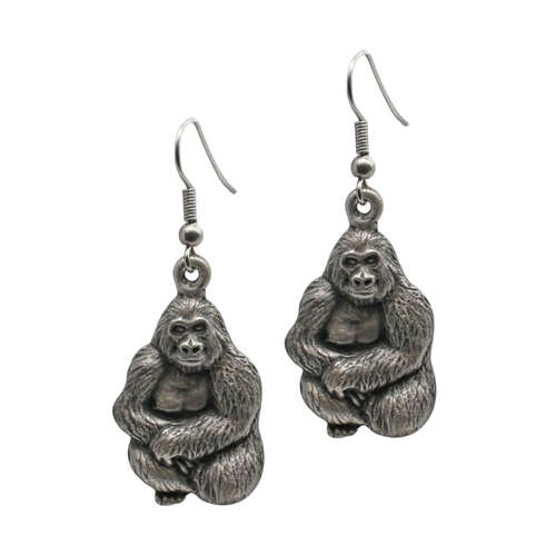 XDHER1378 Gorilla Earrings