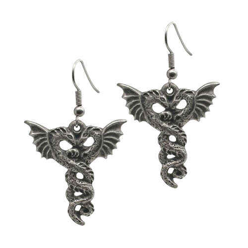 XDHER1405 Dragons Earrings