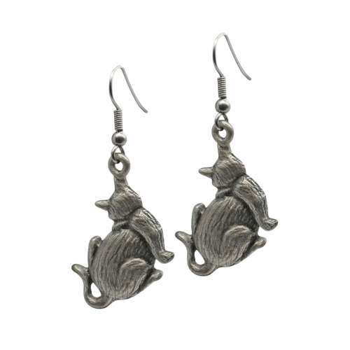XDHER1517 Cat Earrings