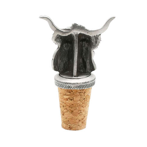 XDHBS1854 Highland Cow Bottle Stopper