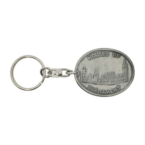 XDHKR0466 Houses of Parliament Oval Keyring