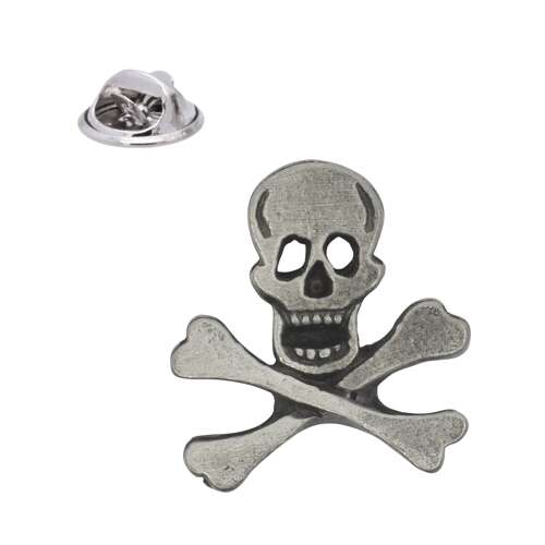 XDHLP0650 Skull & Cross bone Lapel Pin Badge