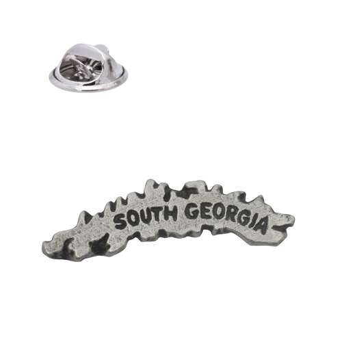XDHLP1722 South Georgia Outline Lapel Pin Badge