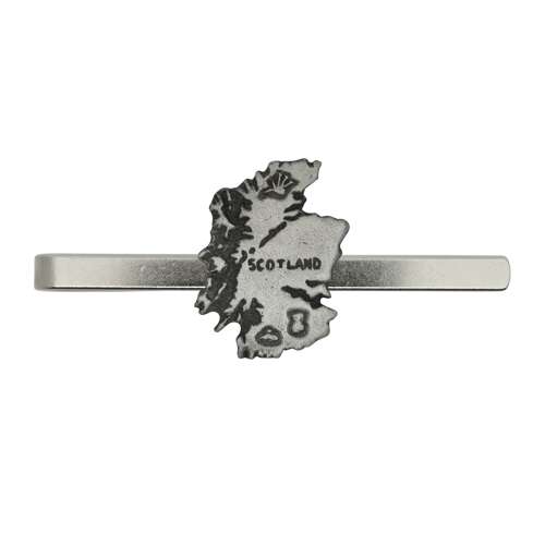 XDHTB0707 Map of Scotland Tie Bar Slide