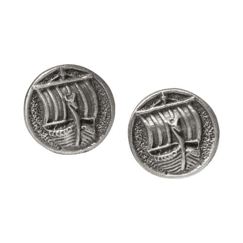 XDHCL0979 Viking Longboat Cufflinks
