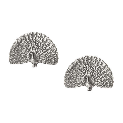 XDHCL1372 Peacock Bird Cufflinks
