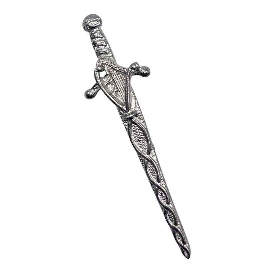 XDHKP1656 Harp Sword Kilt Pin