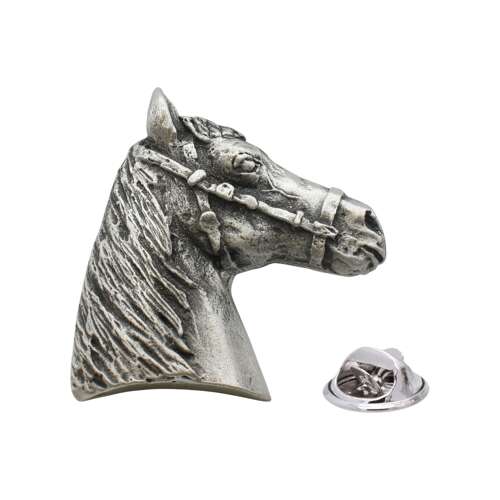XCSPP16 Antique Finish Horse Head Lapel Pin