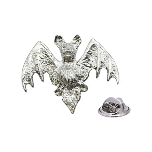 XCSPP1S Shiny Bright Finish Bat Lapel Pin