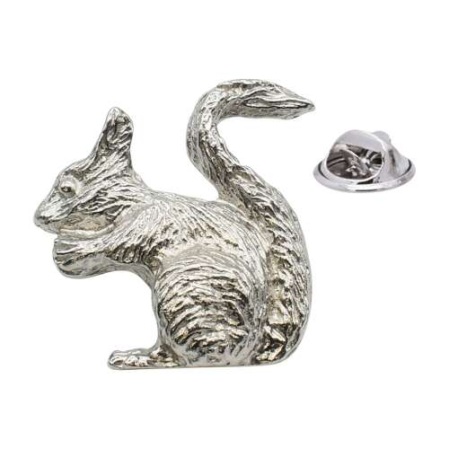 XCSPP27S Shiny Bright Finish Squirrel Lapel Pin