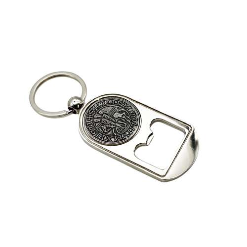 XK020-XDHCC0645 Knights Templar Seal Bottle Opener Keyring