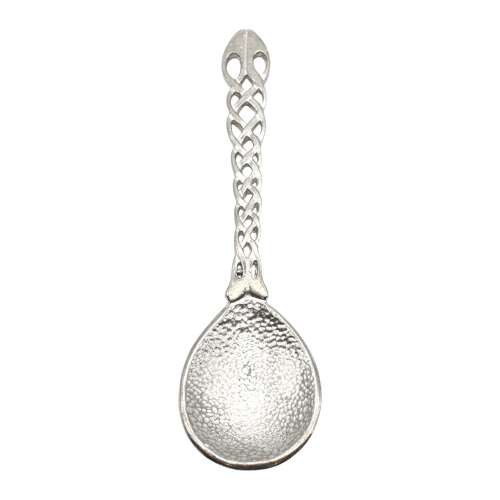 XCSWL117S Bright Pewter Welsh Lovespoon