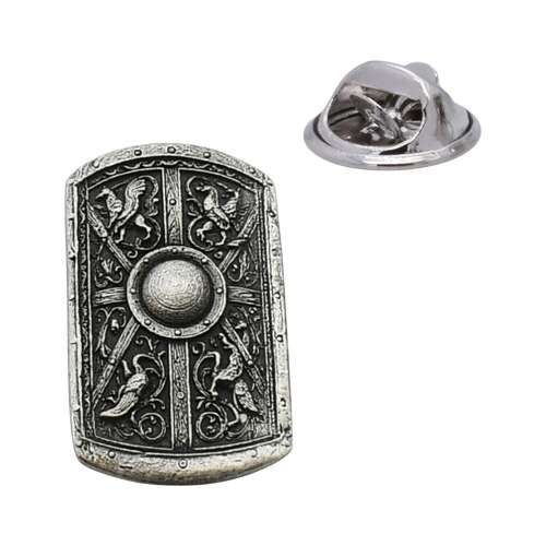 XDHLP1890 Roman Scutum Shield lapel Pin