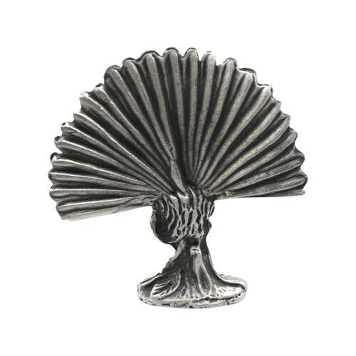 XCSORN010 English Made Pewter Peacock Figurine Ornament