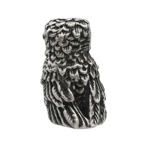 XCSORN012 English Made Pewter Barn Owl Figurine Ornament