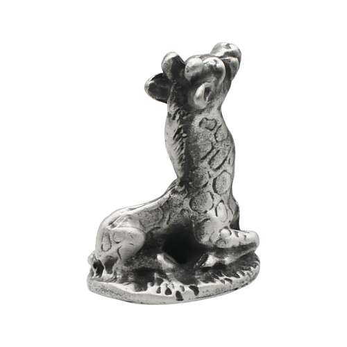 XCSORN031 English Made Pewter Giraffe Figurine Ornament