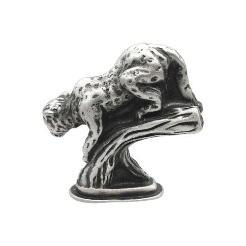 XCSORN034 English Made Pewter Leopard Figurine Ornament
