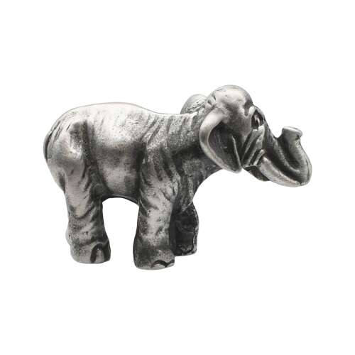 XCSORN035 English Made Pewter Asian Elephant Figurine Ornament