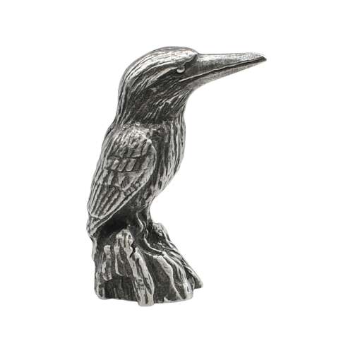 XCSORN043 English Made Pewter Kingfisher Figurine Ornament